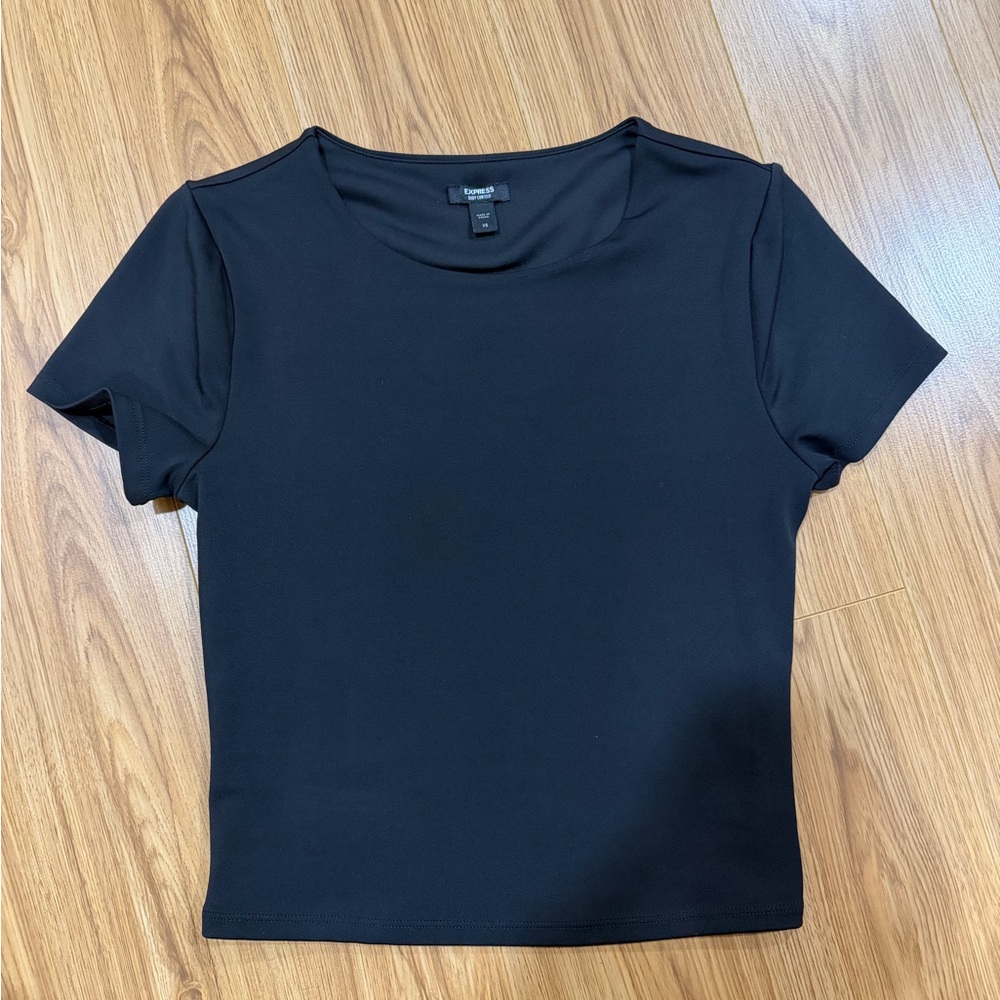 Black Express Body Contour Top Size XS